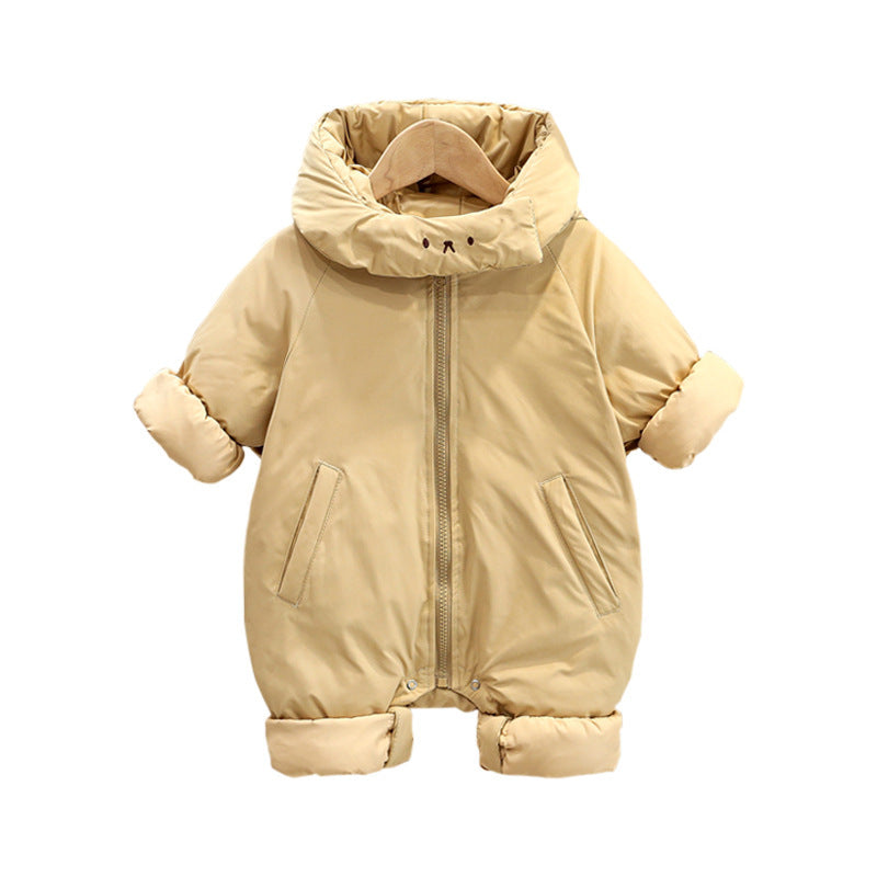 cozy thick baby jumpsuit